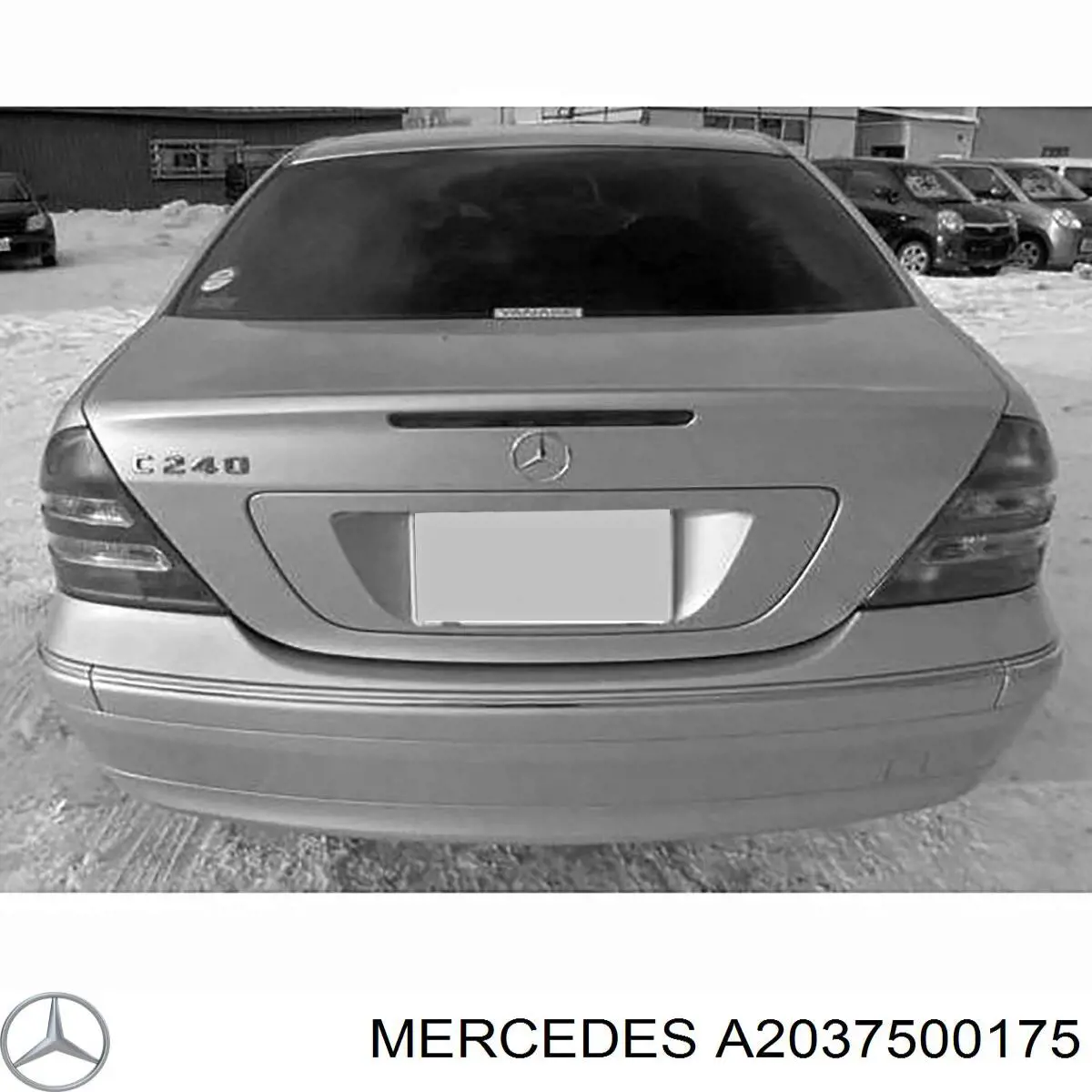 Tapa del maletero Mercedes A203750067567 precio, desde 198,92 EUR