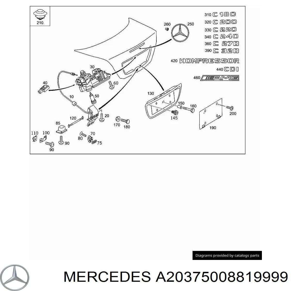 Comprar A20375008819999 Mercedes 