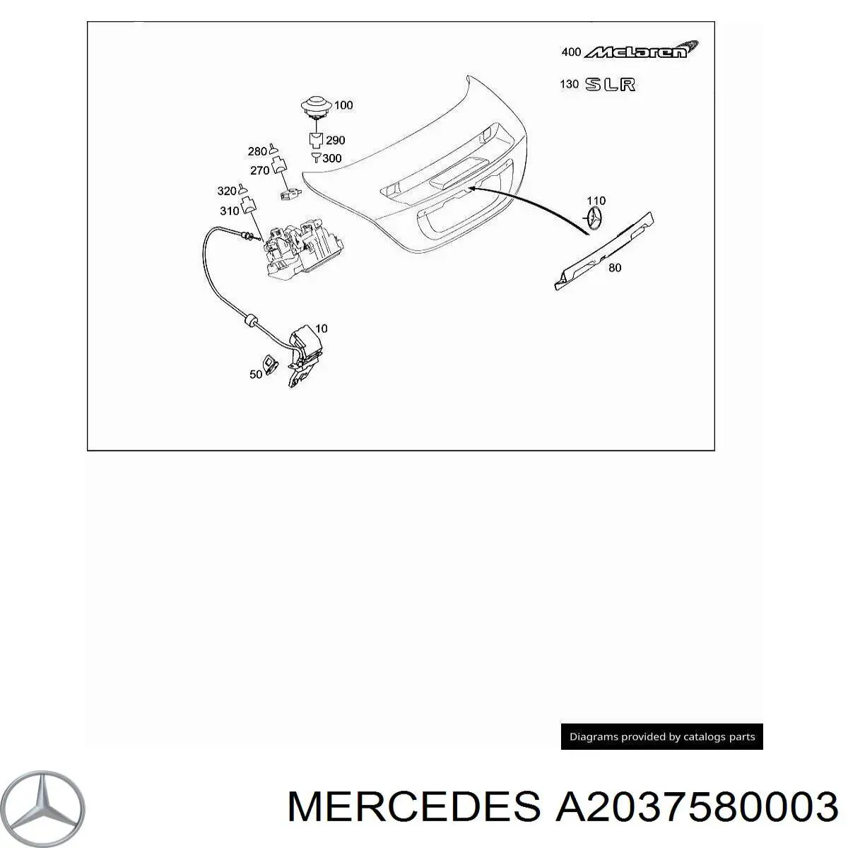  Mercedes A2037580003 precio, desde 23,05 EUR
