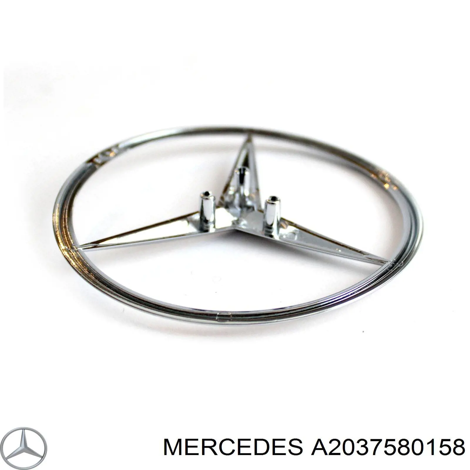 A2037580158 Mercedes emblema de tapa de maletero