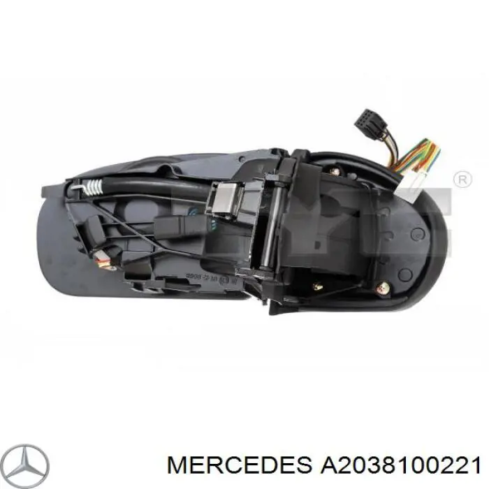 Cristal de espejo retrovisor derecho Mercedes A2038100221 precio, desde 29,95 EUR