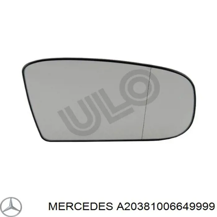 Superposicion(Cubierta) De Espejo Retrovisor Derecho para Mercedes E (S211)