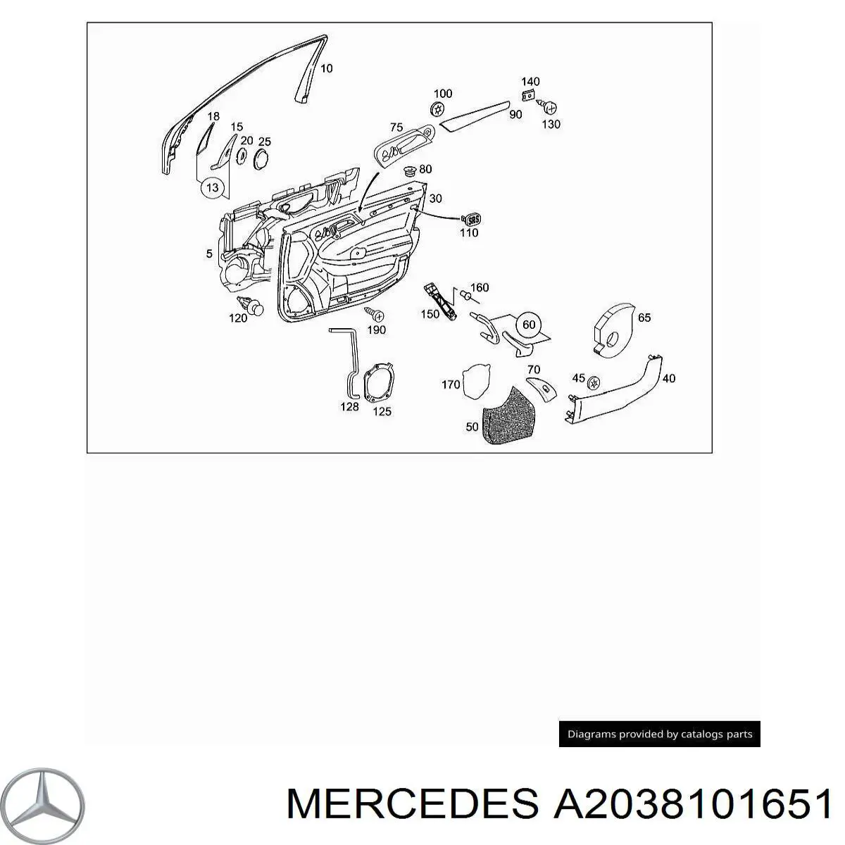 A2038101651 Mercedes