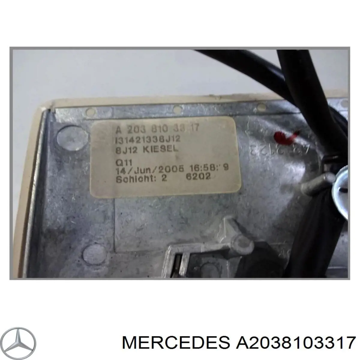 A2038103317 Mercedes Espejo retrovisor interior