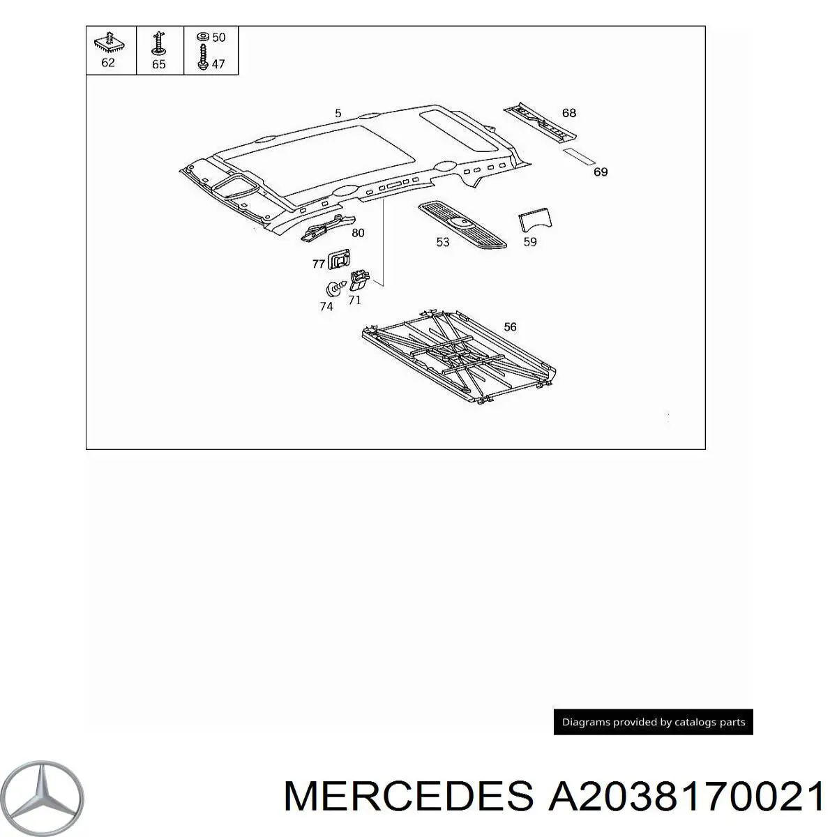  Mercedes A2038170021 precio, desde 13,49 EUR
