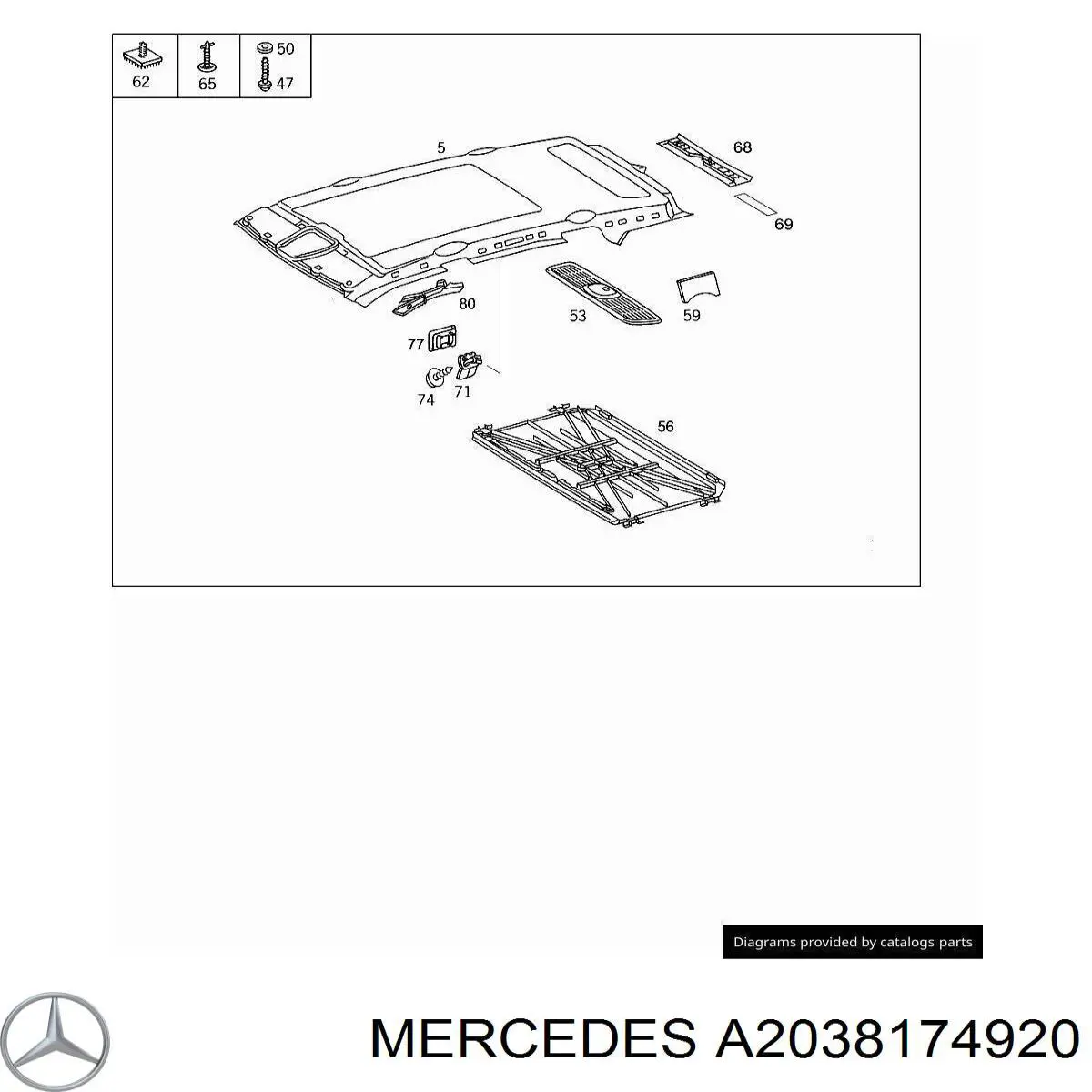  Mercedes A2038174920 precio, desde 39,20 EUR