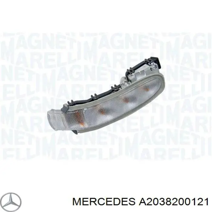 A2038200121 Mercedes luz intermitente de retrovisor exterior izquierdo