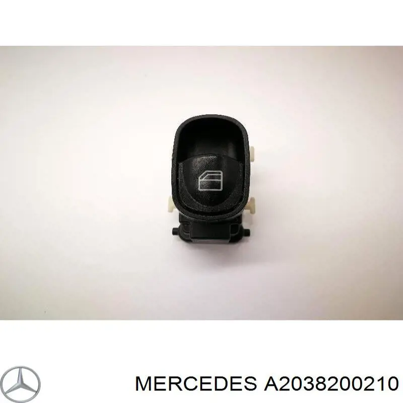 Comprar A2038200210 Mercedes Botón de elevalunas delantero derecho