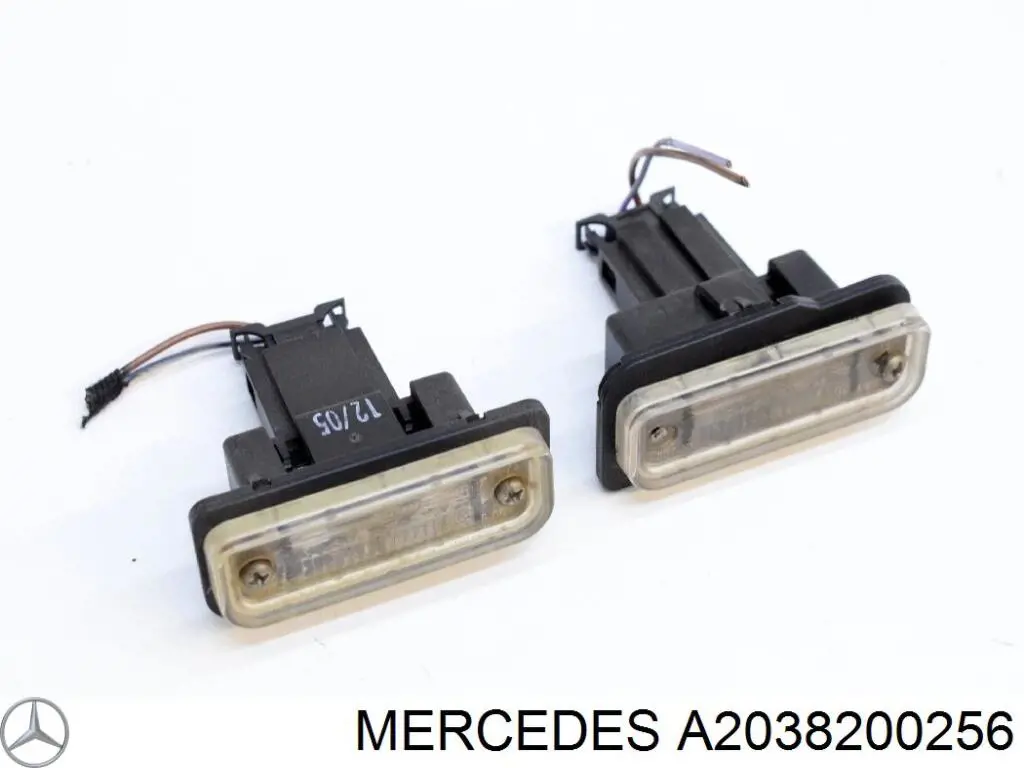 Lampara de matricula Mercedes A2038200256 precio, desde 15,93 EUR