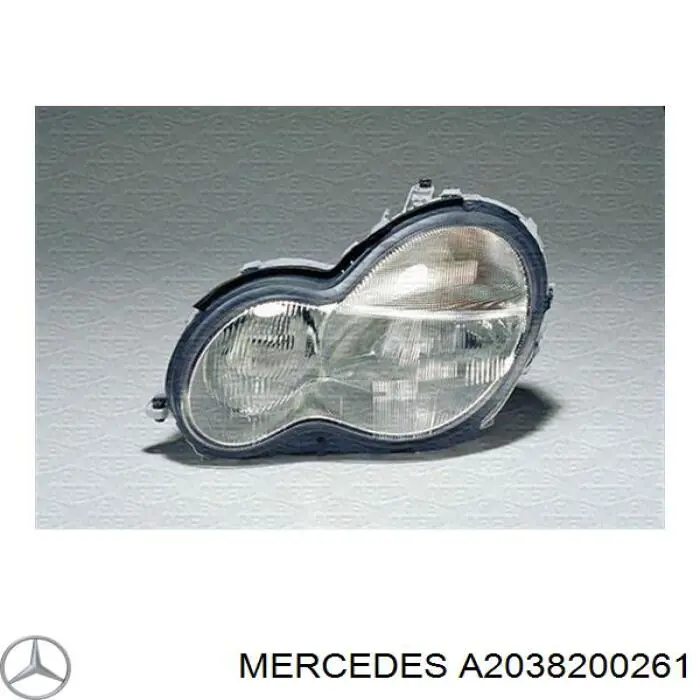 Faro derecho Mercedes A2038200261 precio, desde 84,22 EUR