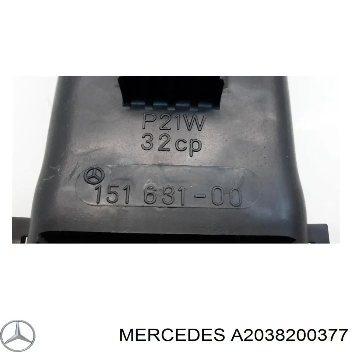 15163100 Mercedes Placa de contacto de luz trasera