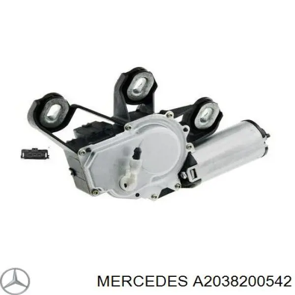 A2038200542 Mercedes motor limpiaparabrisas luna trasera