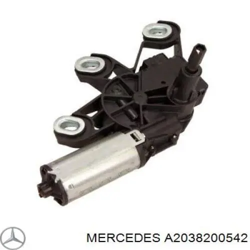 Motor limpiaparabrisas, trasera A2038200542 Mercedes