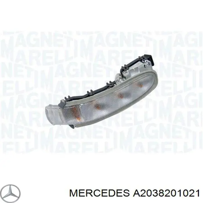 Comprar A2038201021 Mercedes Luz intermitente del espejo retrovisor derecho