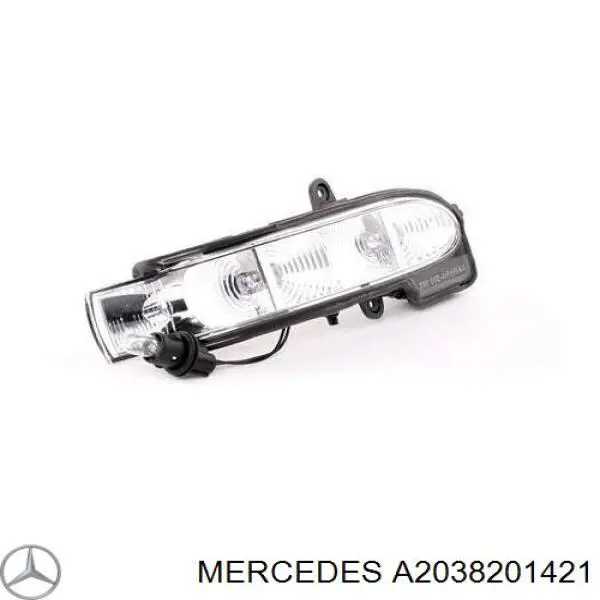 Luz intermitente del espejo retrovisor derecho Mercedes A2038201421 precio, desde 30,02 EUR