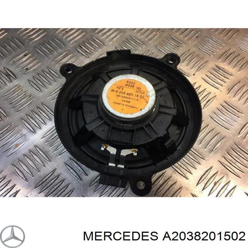 A2038201502 Mercedes altavoz de puerta trasera