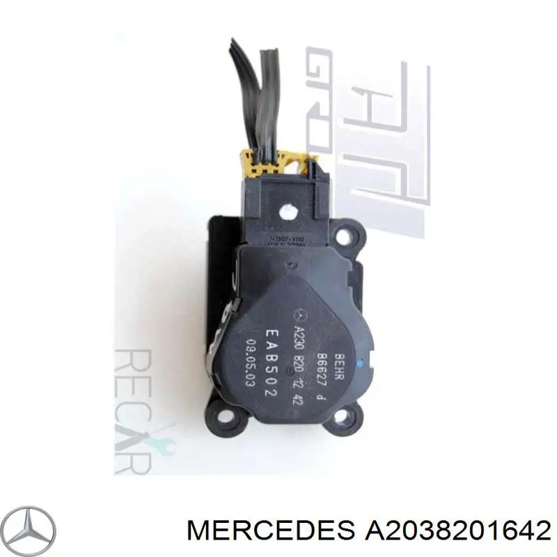 A2038201642 Mercedes elemento de reglaje, válvula mezcladora