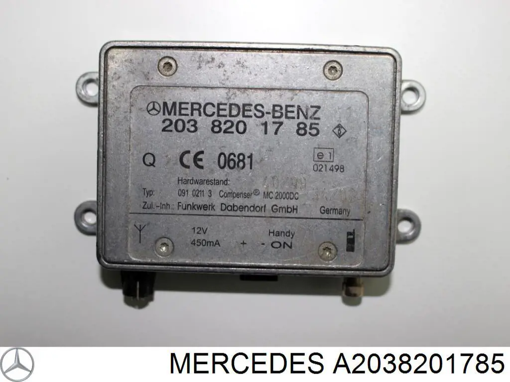 A2038201785 Mercedes amplificador de señal