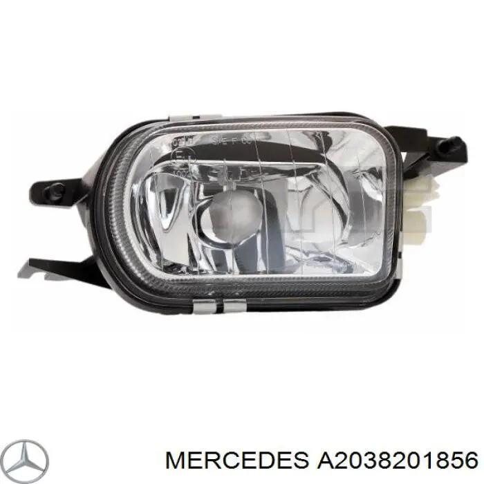 2038201856 Mercedes faro antiniebla derecho