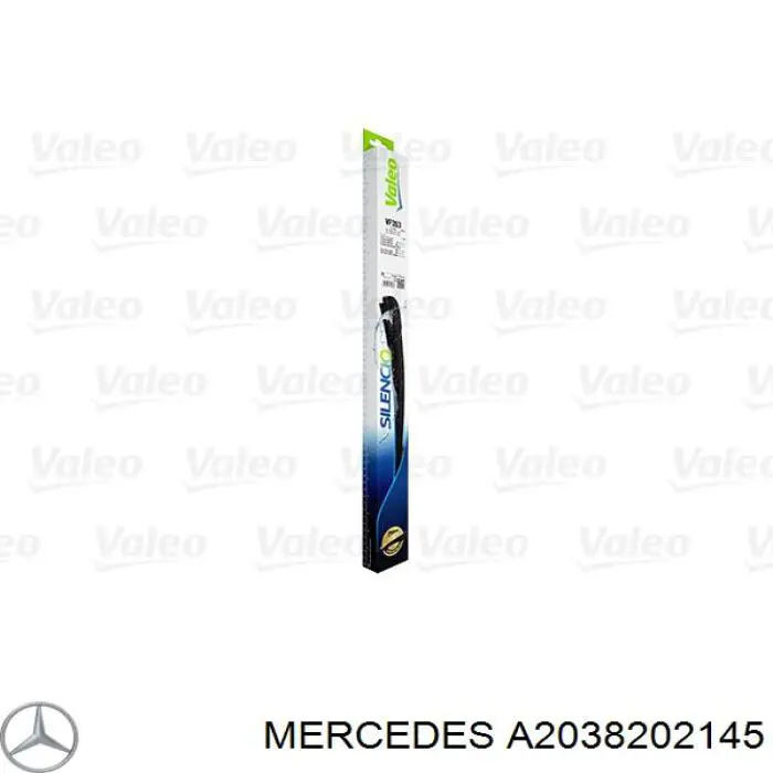 Comprar A2038202145 Mercedes Juego de escobillas de luna delantera, 2 piezas