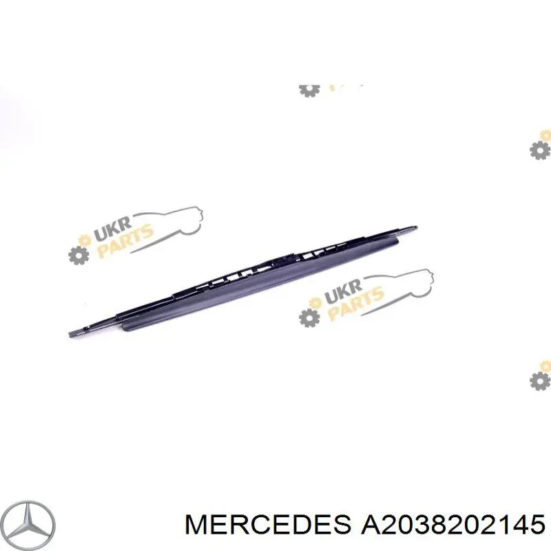 Limpiaparabrisas delanteras A2038202145 Mercedes