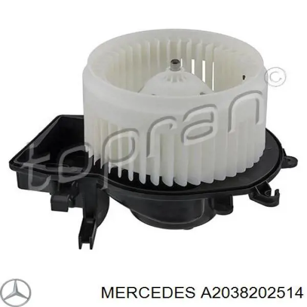 Ventilador habitáculo A2038202514 Mercedes