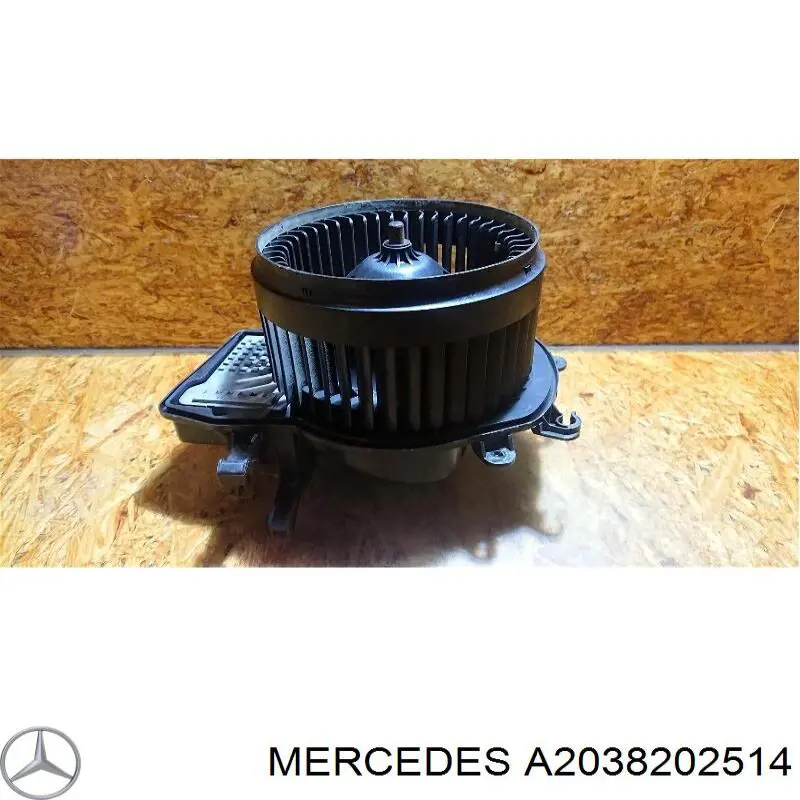 A2038202514 Mercedes motor eléctrico, ventilador habitáculo