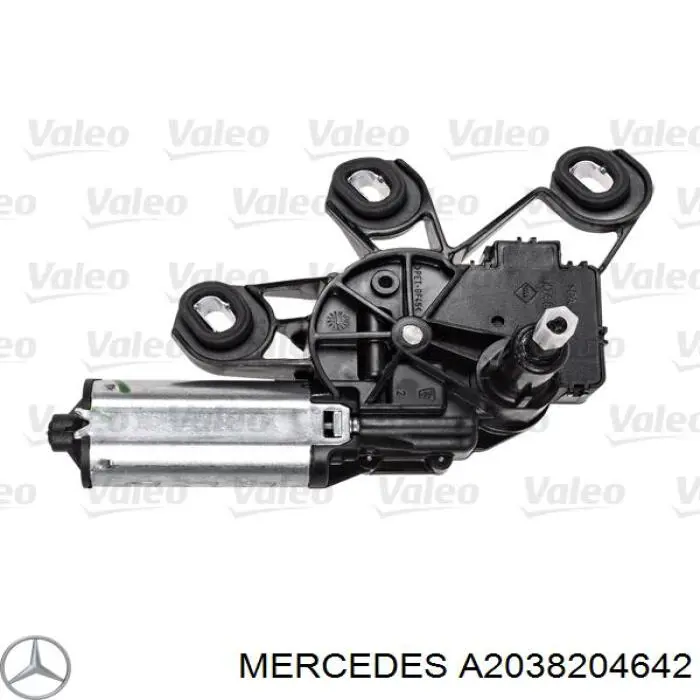 Comprar A2038204642 Mercedes Motor limpiaparabrisas, trasera