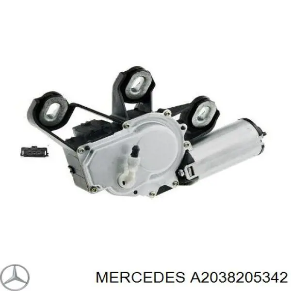 A2038205342 Mercedes motor limpiaparabrisas luna trasera