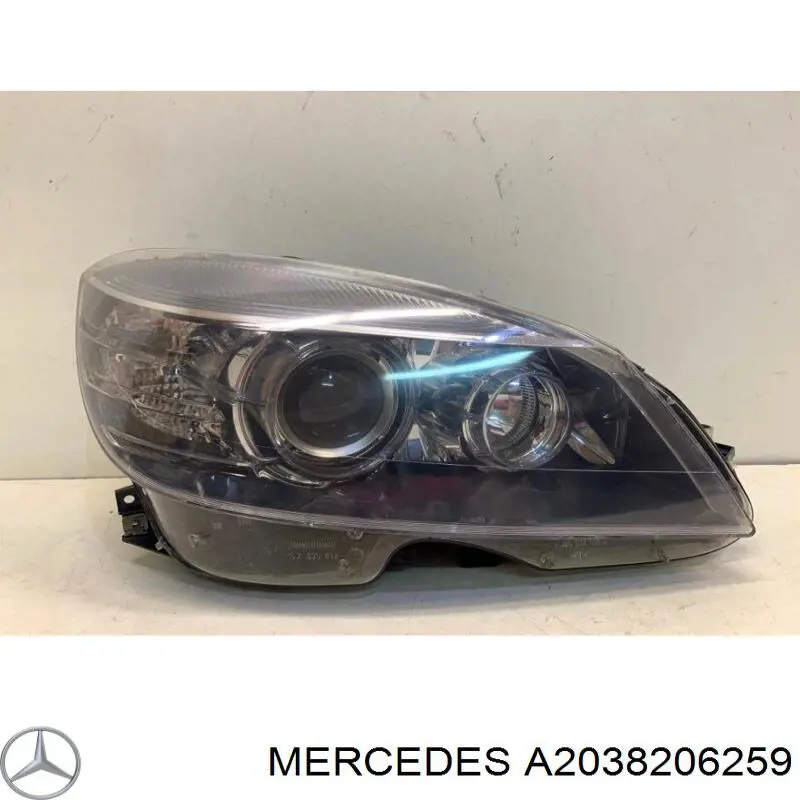 A2038206259 Mercedes faro derecho