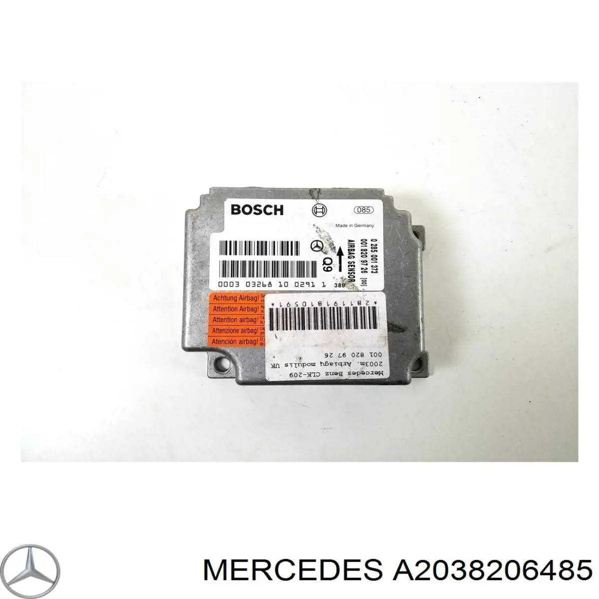 Procesador Del Modulo De Control De AIRBAG para Mercedes C (S203)