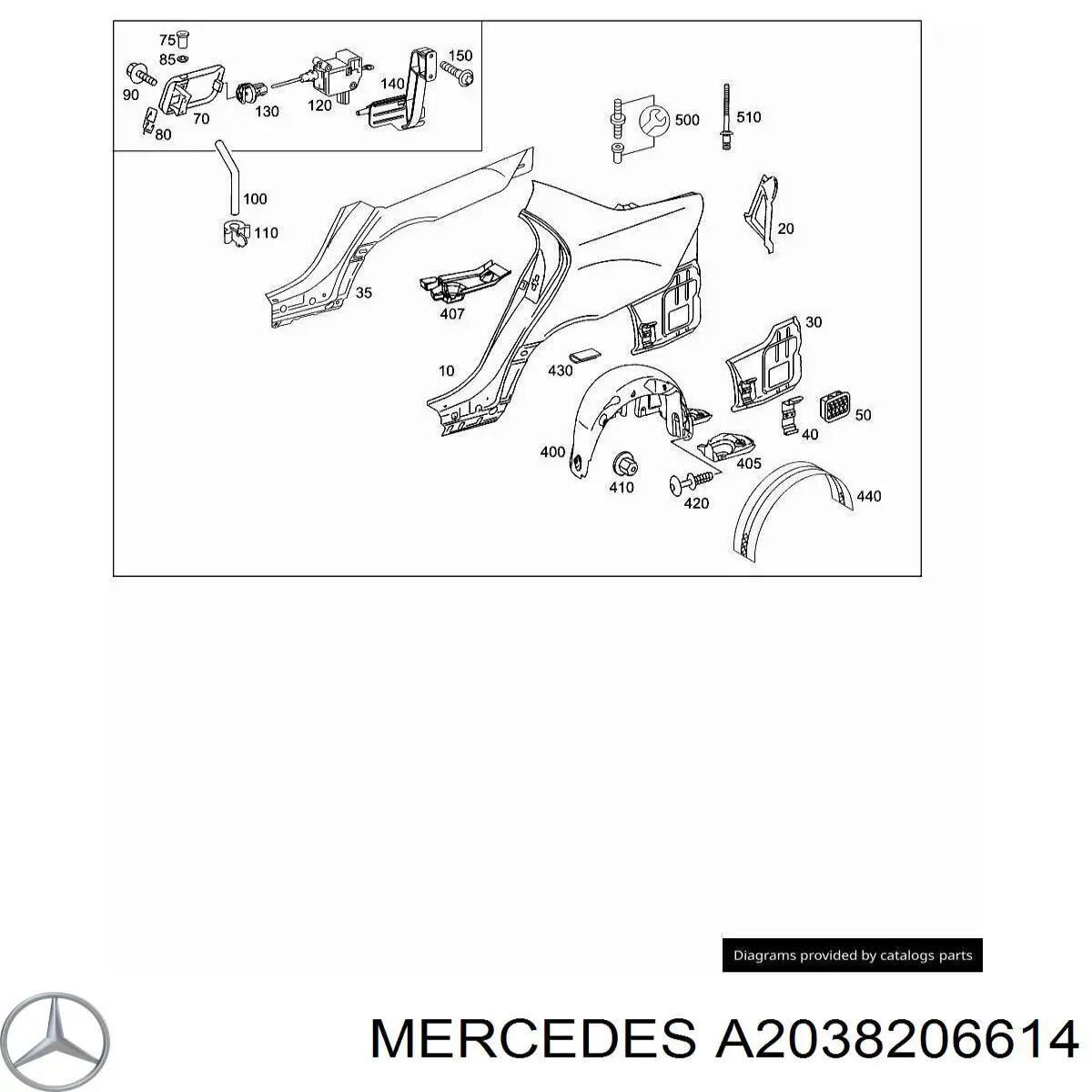 A2038200914 Mercedes 