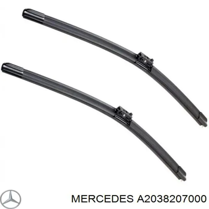 Comprar A2038202545 Mercedes Juego de escobillas de luna delantera, 2 piezas