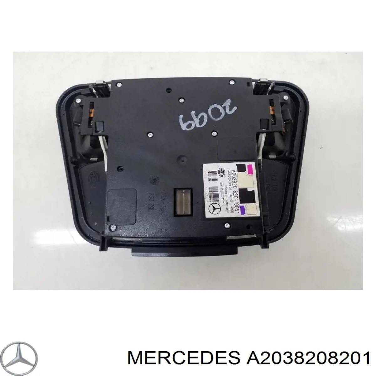 Luz de techo interior (cabina) Mercedes A2038208201 precio, desde 50,82 EUR