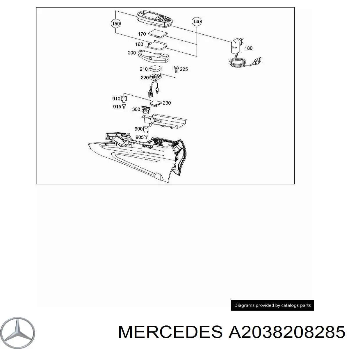 A2038208285 Mercedes