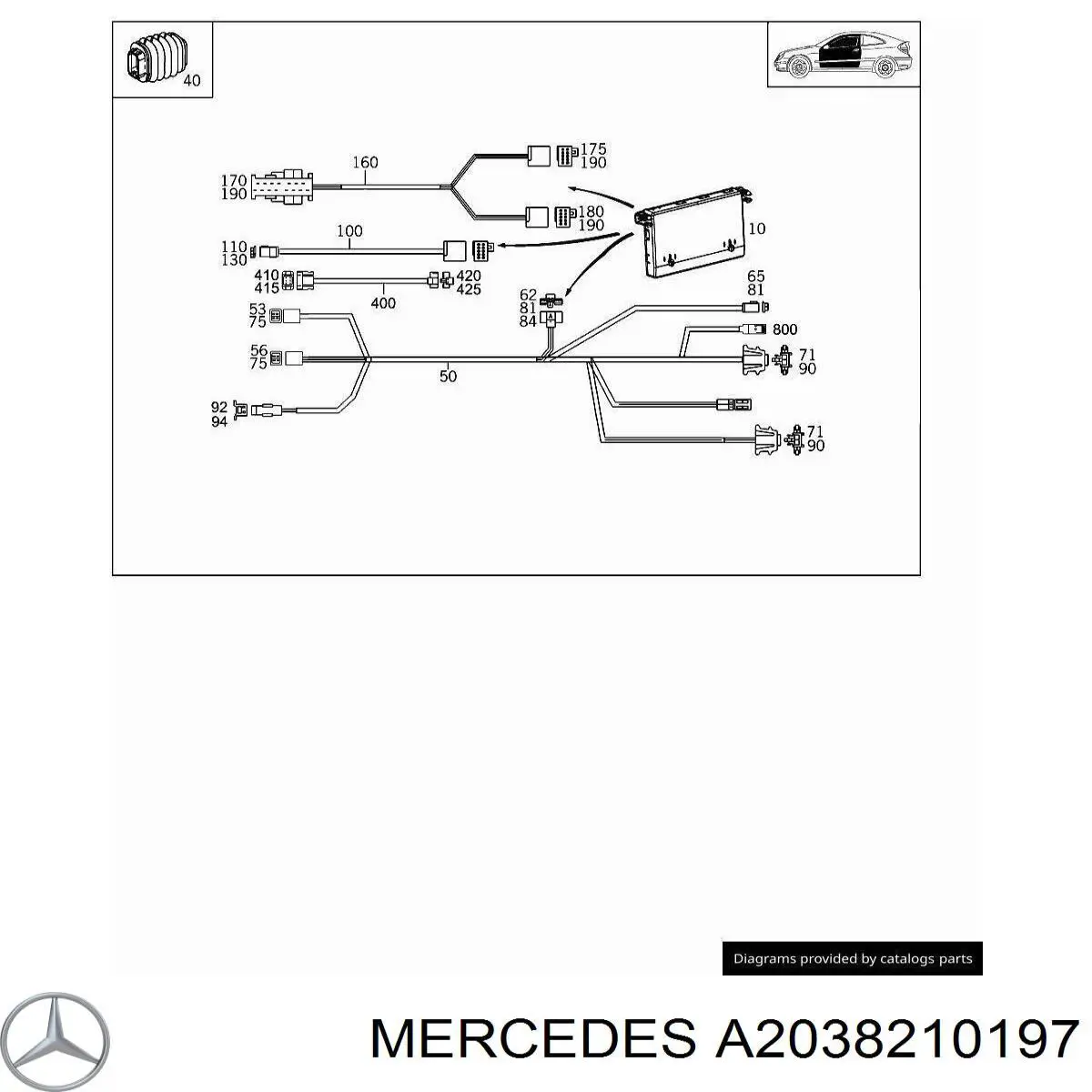  Mercedes A2038210197 precio, desde 50,97 EUR