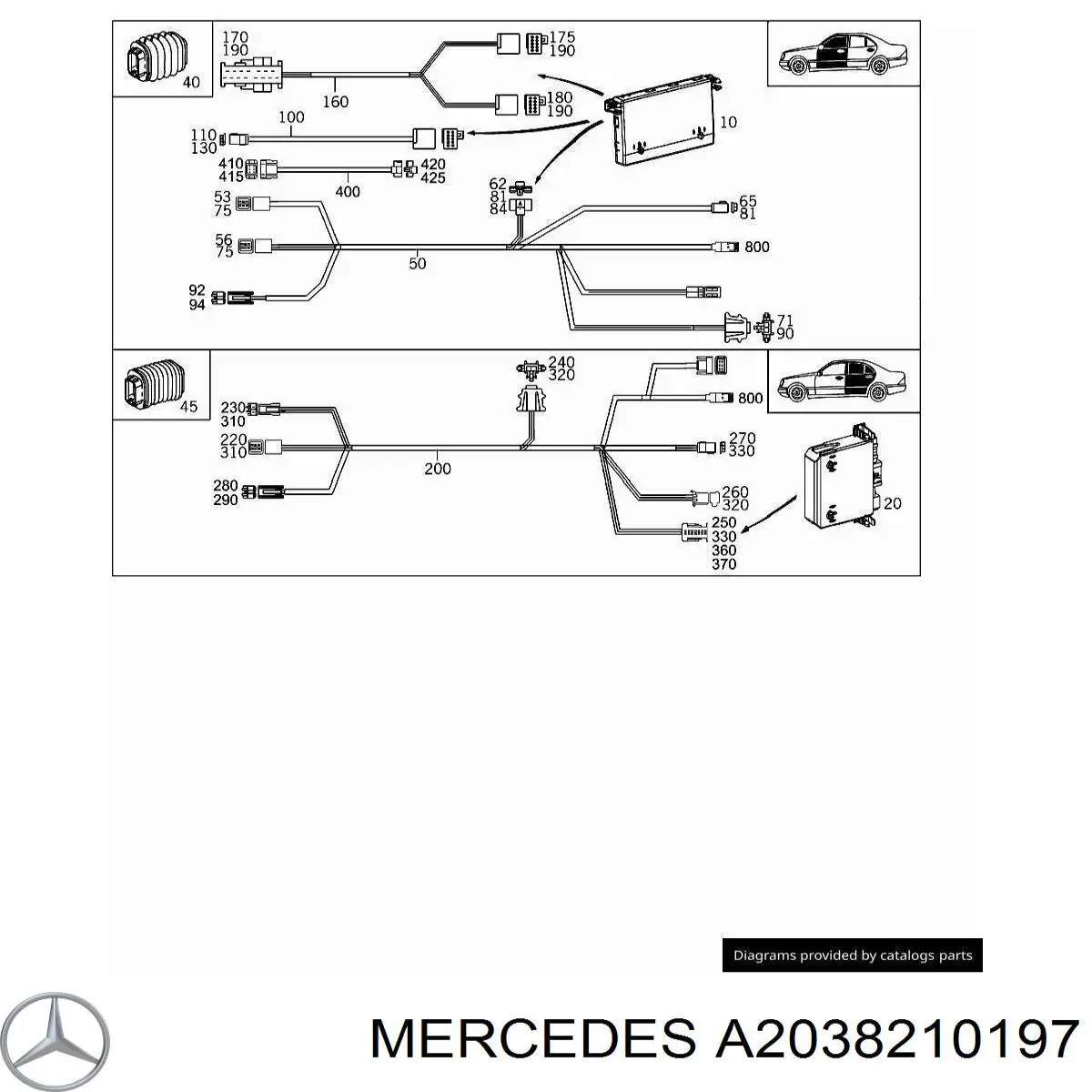 A2038210197 Mercedes 