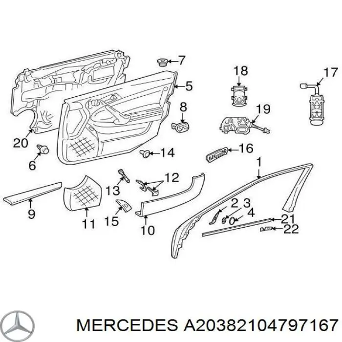 Unidad de control de elevalunas delantera izquierda Mercedes 2038218051 precio, desde 81,31 EUR