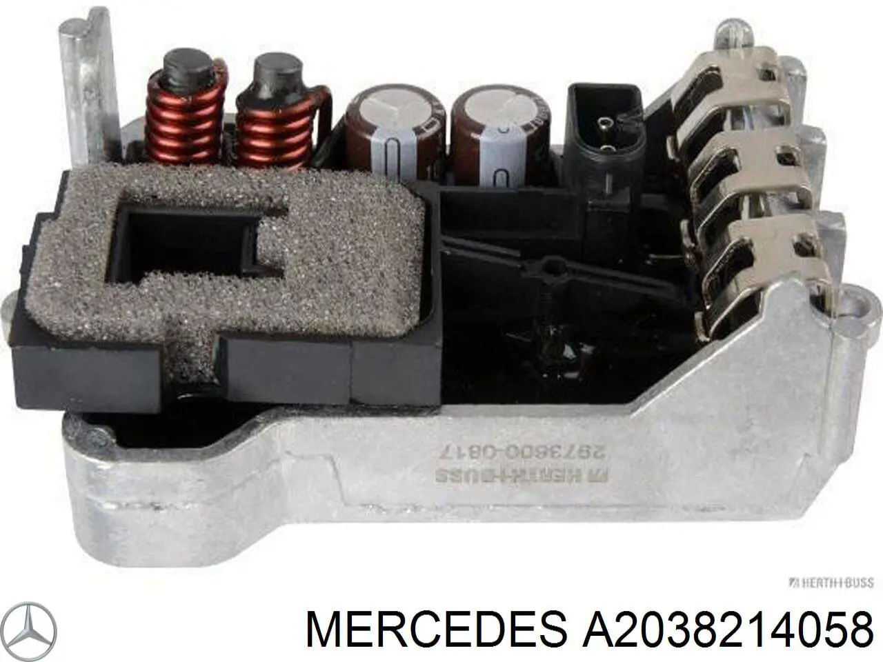 Resitencia, ventilador habitáculo Mercedes A2038214058