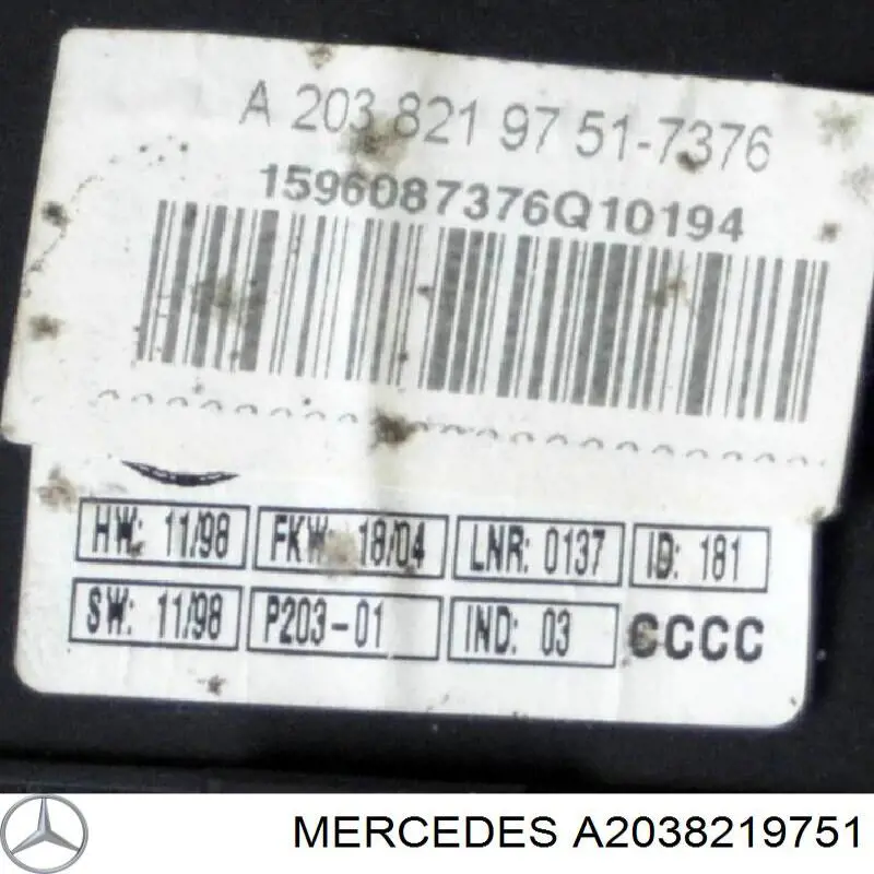 2038219751 Mercedes