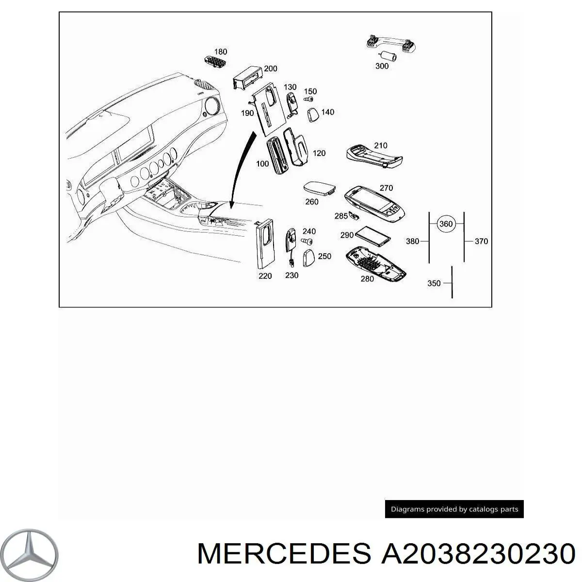 A2038230230 Mercedes