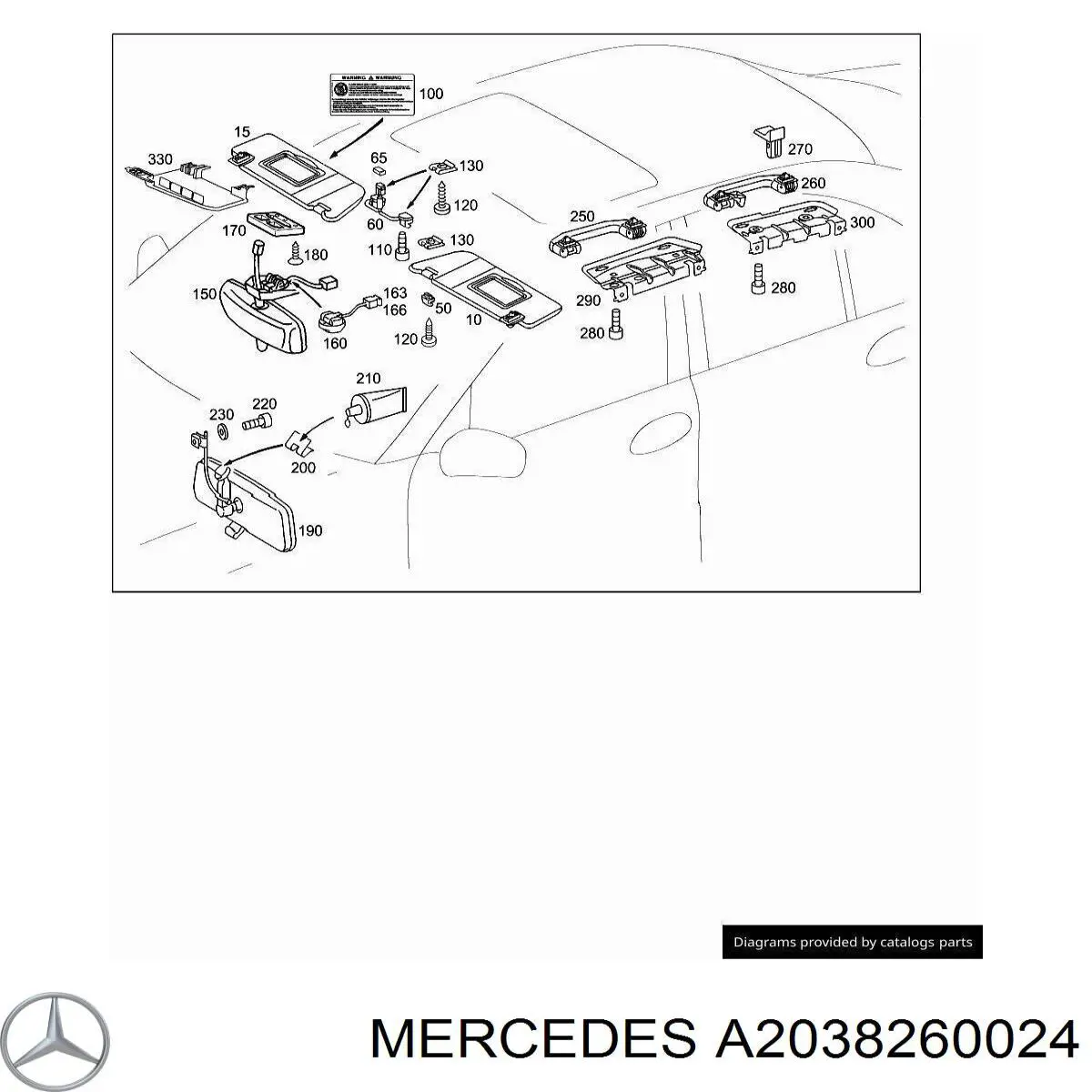 A2038260024 Mercedes 