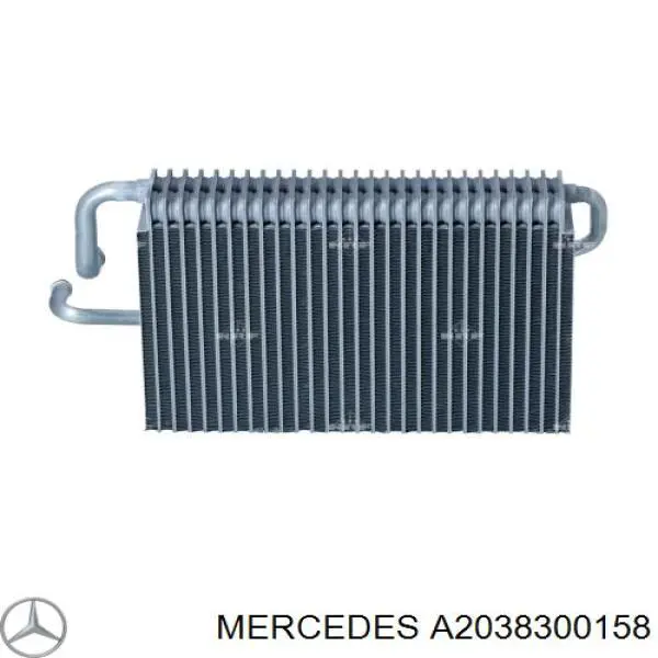 A2038300158 Mercedes evaporador, aire acondicionado