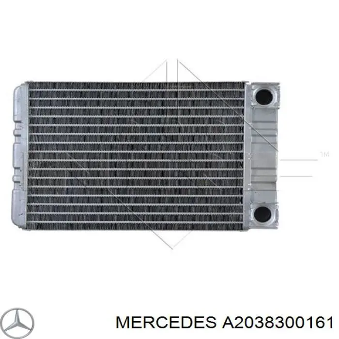 A2038300161 Mercedes radiador de calefacción