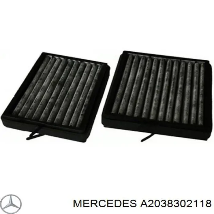 A2038302118 Mercedes filtro habitáculo