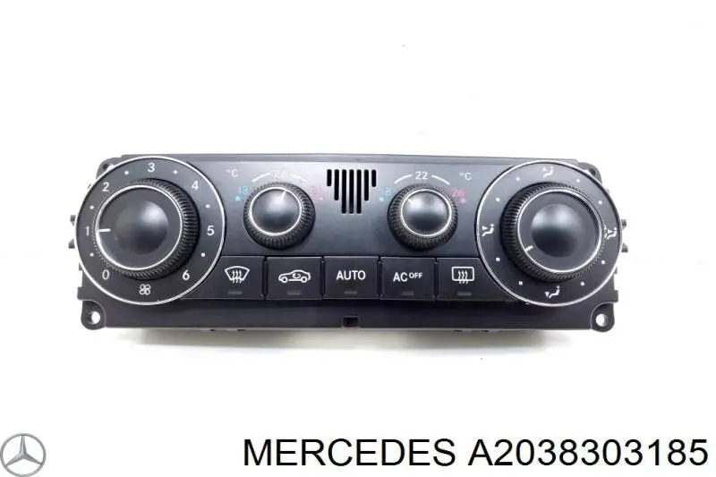 A2038303185 Mercedes Unidad de control de la ventilación