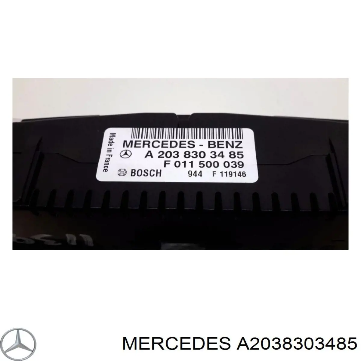 A2038303485 Mercedes unidad de control, calefacción/ventilacion