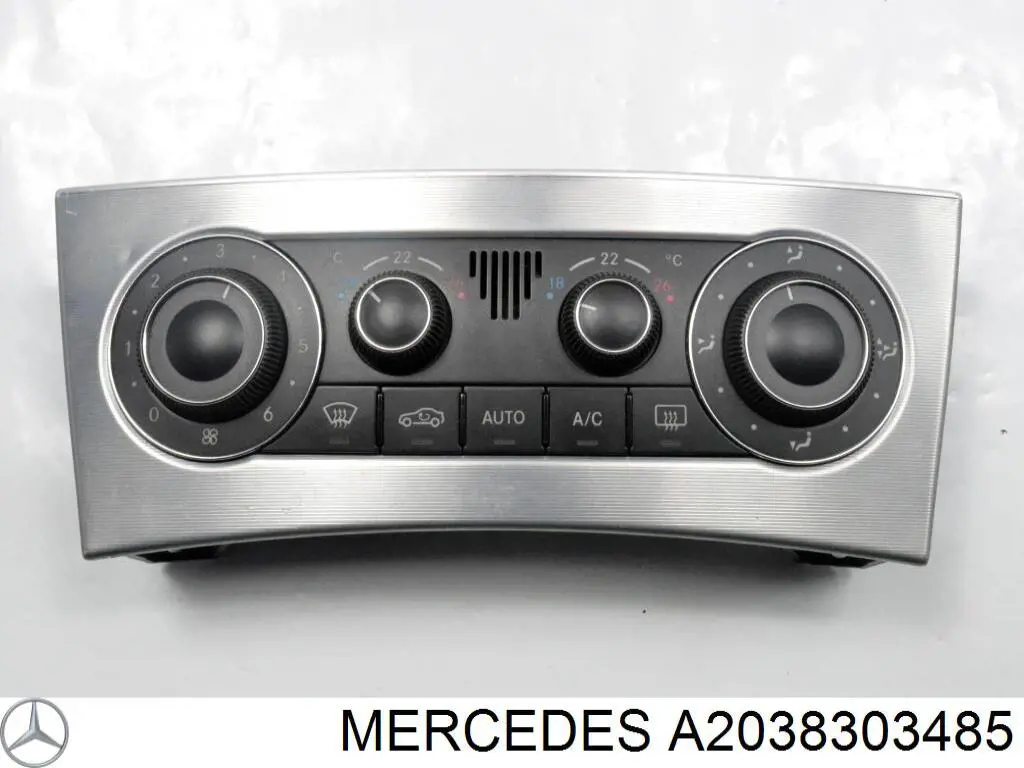 A2038303485 Mercedes Unidad de control de la ventilación