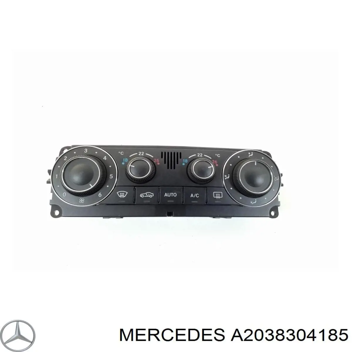A2038304085 Mercedes Unidad de control de la ventilación