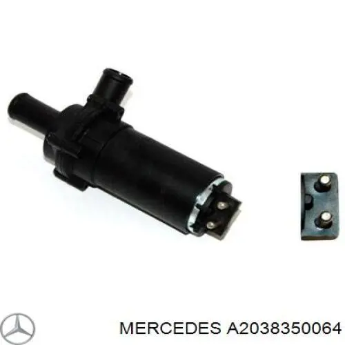 A2038350064 Mercedes bomba de agua, adicional eléctrico